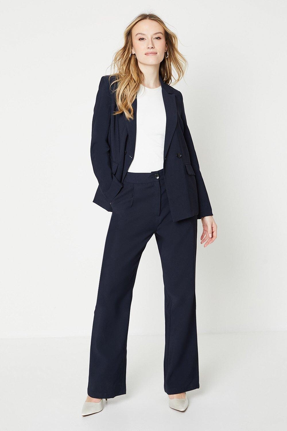 

Прямые брюки Dorothy Perkins, темно-синий
