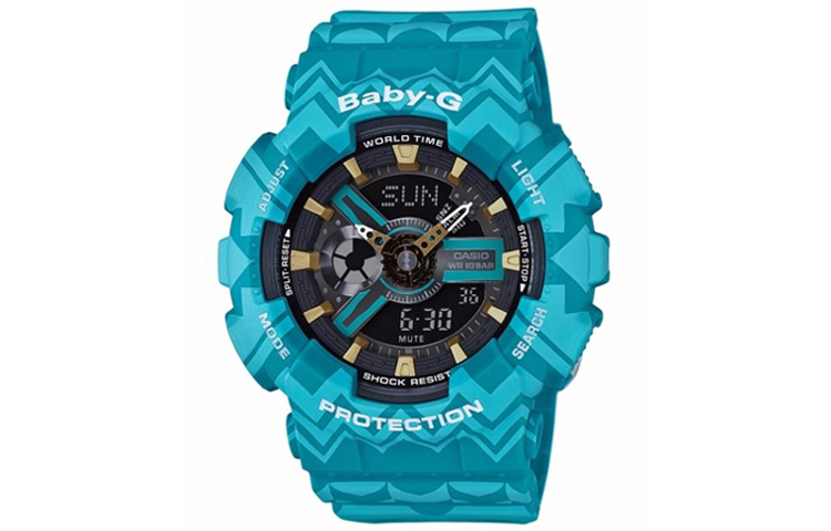 

CASIO Часы Women's BABY-G Black Watch BA-110TP-2A