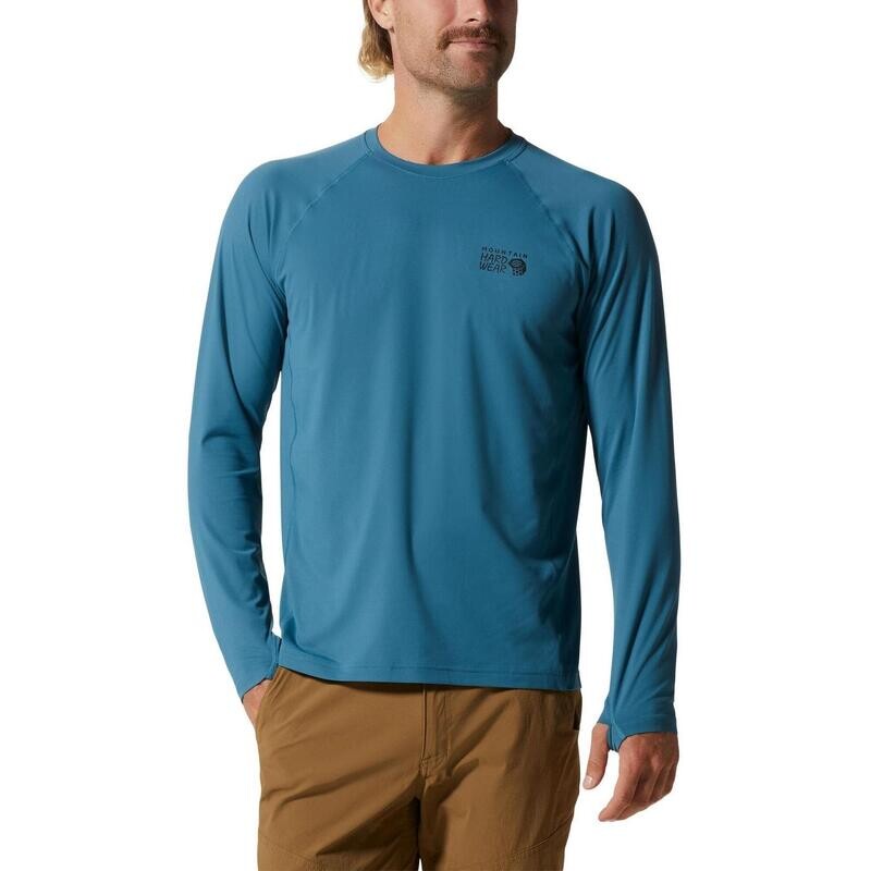 

Спортивная рубашка с длинным рукавом Crater Lake Long Sleeve Crew мужская - синяя MOUNTAIN HARDWEAR, цвет blau