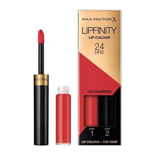 

Часовая двухфазная помада со стойким эффектом № 140 — Charming, 2,3 мл Max Factor, Lipfinity Lip Color, 24-