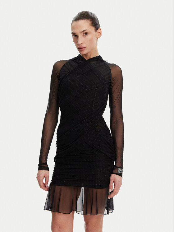 

Коктейльное платье облегающего кроя 78HAO971 Versace Jeans Couture, черный