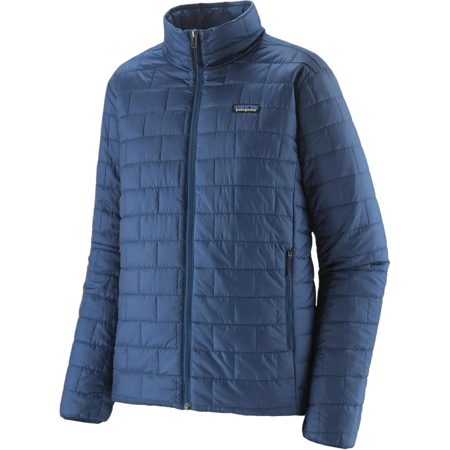 Куртка с квилтинговой отделкой на молнии Patagonia, Clément Blue/CLMB