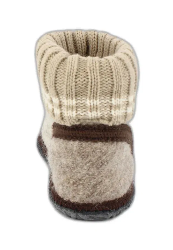 Тапочки Warmfutter oetz slippers Beck, бежевый — фото 4