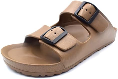 

NEKTA/ke'nekt/Мужские регулируемые шлепанцы на двойной пряжке с удобной стелькой из ЭВА Nekta /Ke'Nekt/, шоколадный