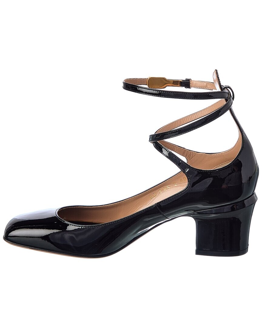 

Патентованные туфли Valentino VLogo Tan-Go 60, черный