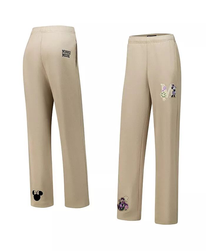 

Женские загорелые прямые спортивные брюки Disney Minnie Flowers Freeze Max