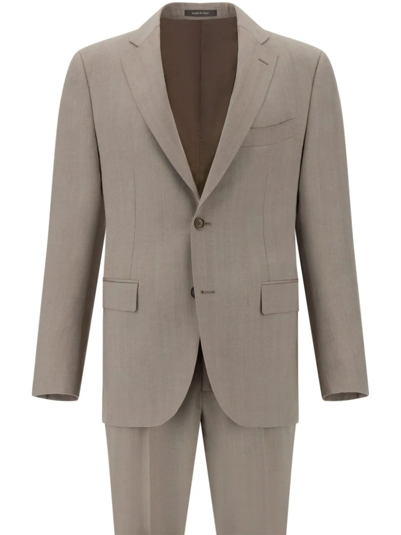 

Костюм с узором в елочку Boggi Milano, нейтральный