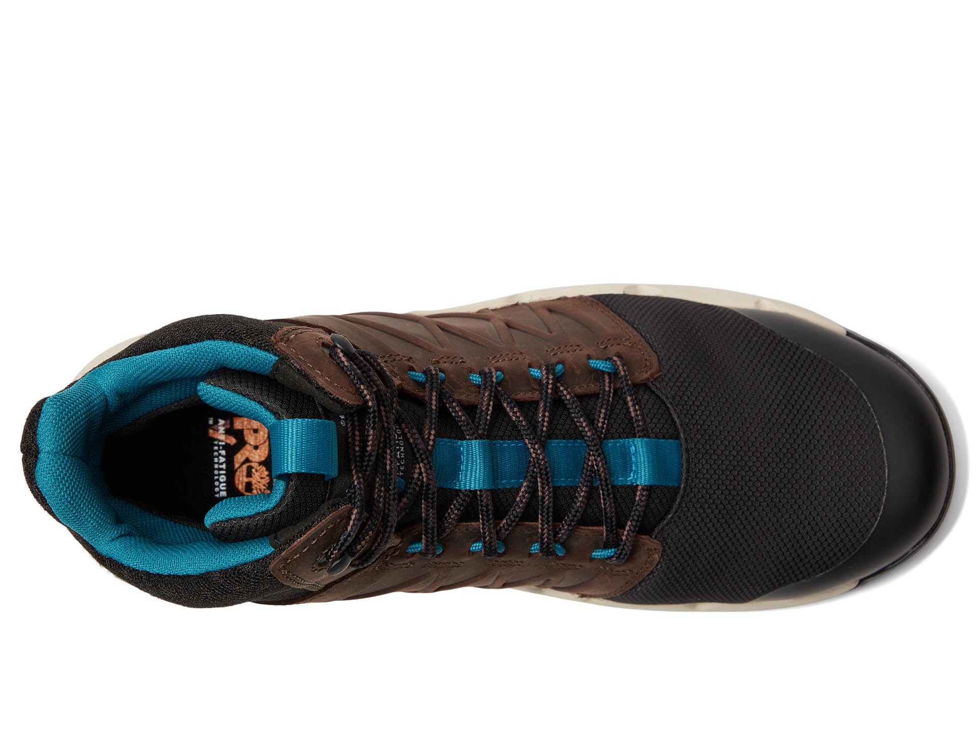 Мужские ботинки Timberland PRO Morphix водонепроницаемые комбинированные, коричнево-голубой — фото 2