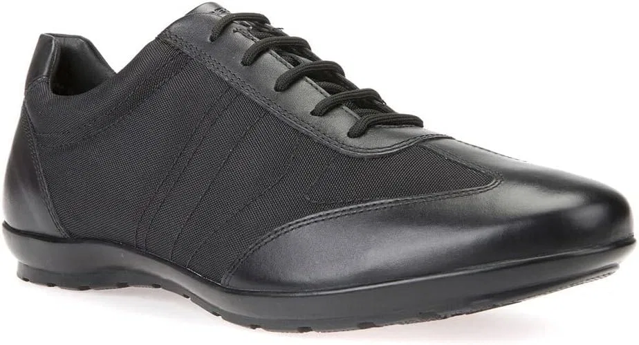 Кроссовки Geox Men's Uomo Symbol Boxfords, Black — фото 2