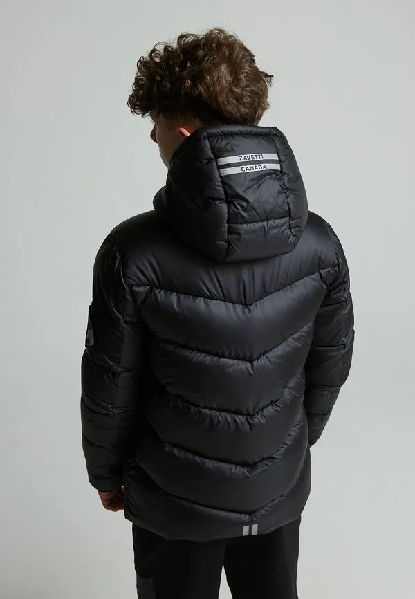 Куртка-Бомбер merciato, зимняя куртка Zavetti Canada, Jet Black — фото 3