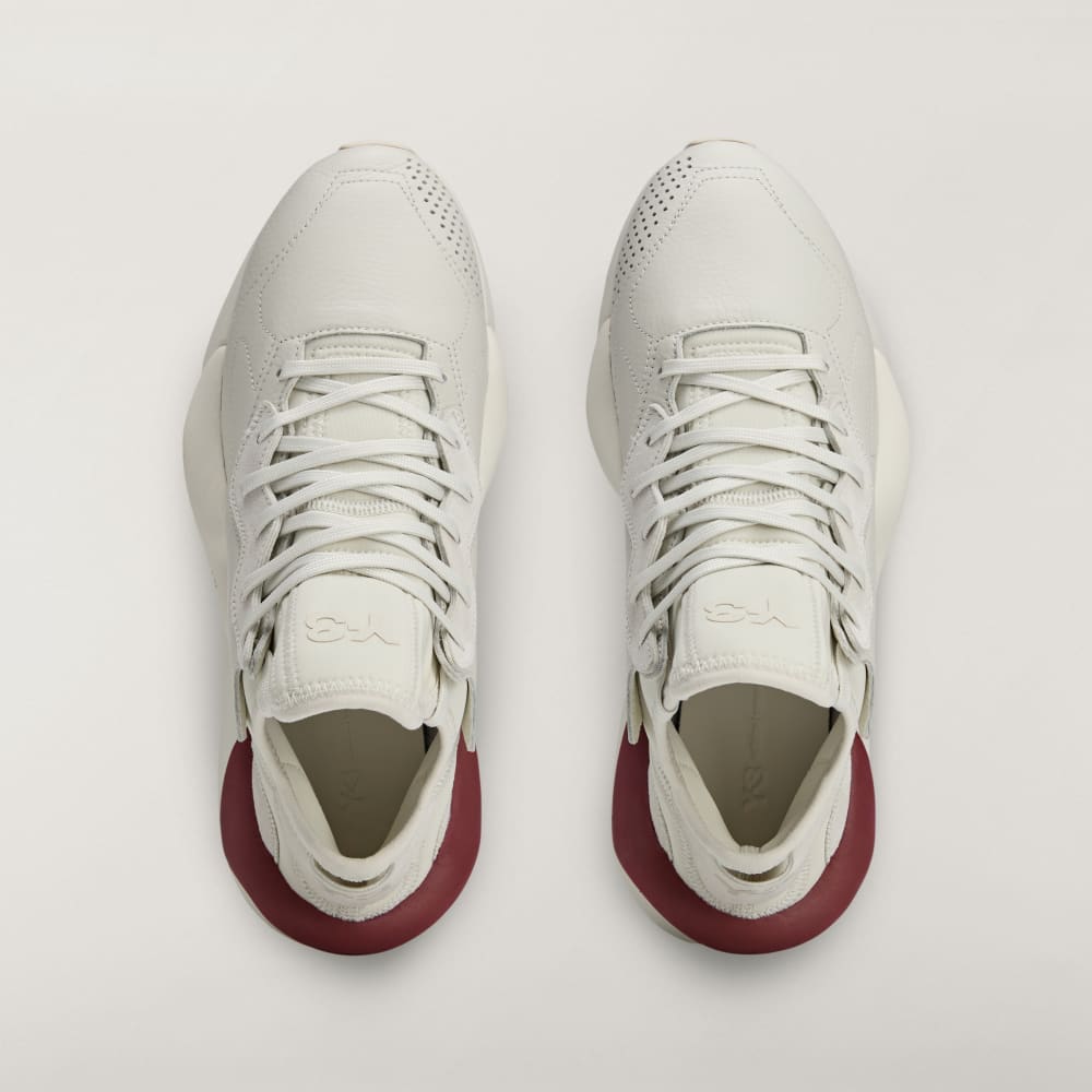 Кроссовки Adidas Y-3 Kaiwa, цвет Beige/Orbit Grey/Collegiate Burgundy — фото 2