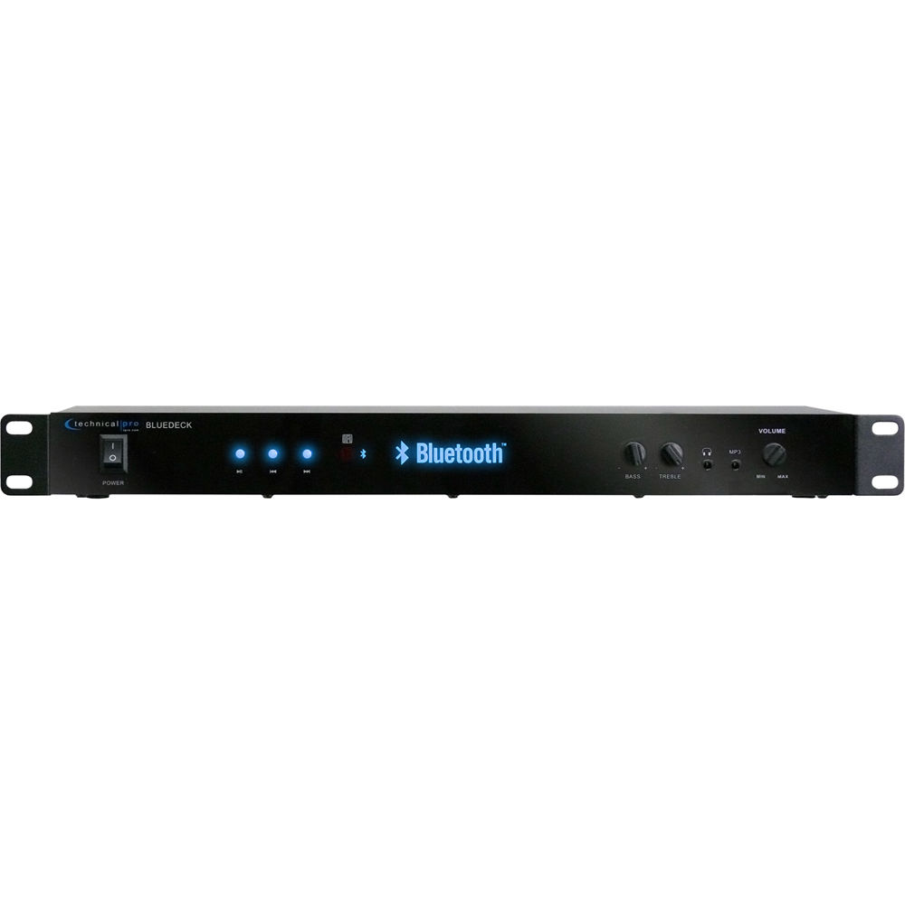 

Technical Pro BLUEDECK2 Rack-Mountable Bluetooth Audio BLUEDECK2
