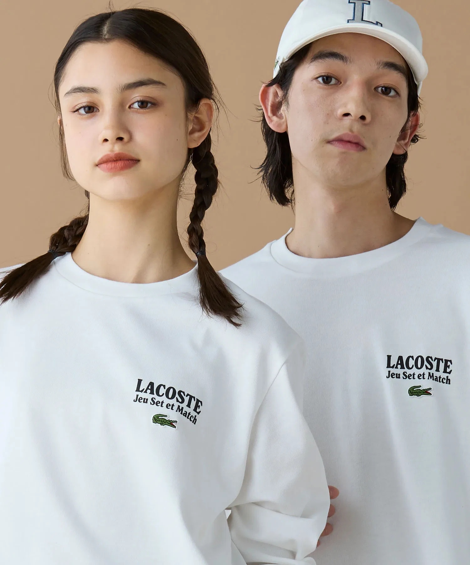 Унисекс футболка с длинным рукавом LACOSTE Jeu Set and Match тёмно-синяя — фото 3