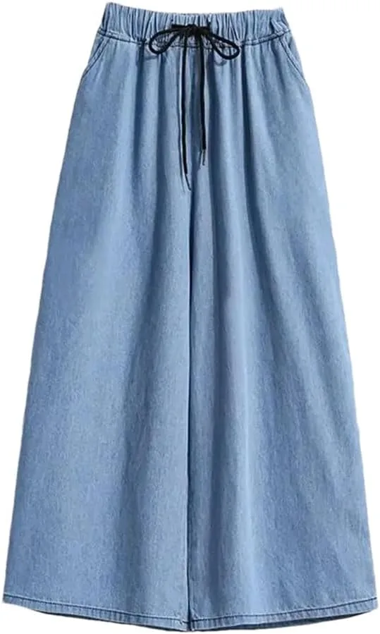 

Женские повседневные джинсы Wide Leg, свободные, длина до икры