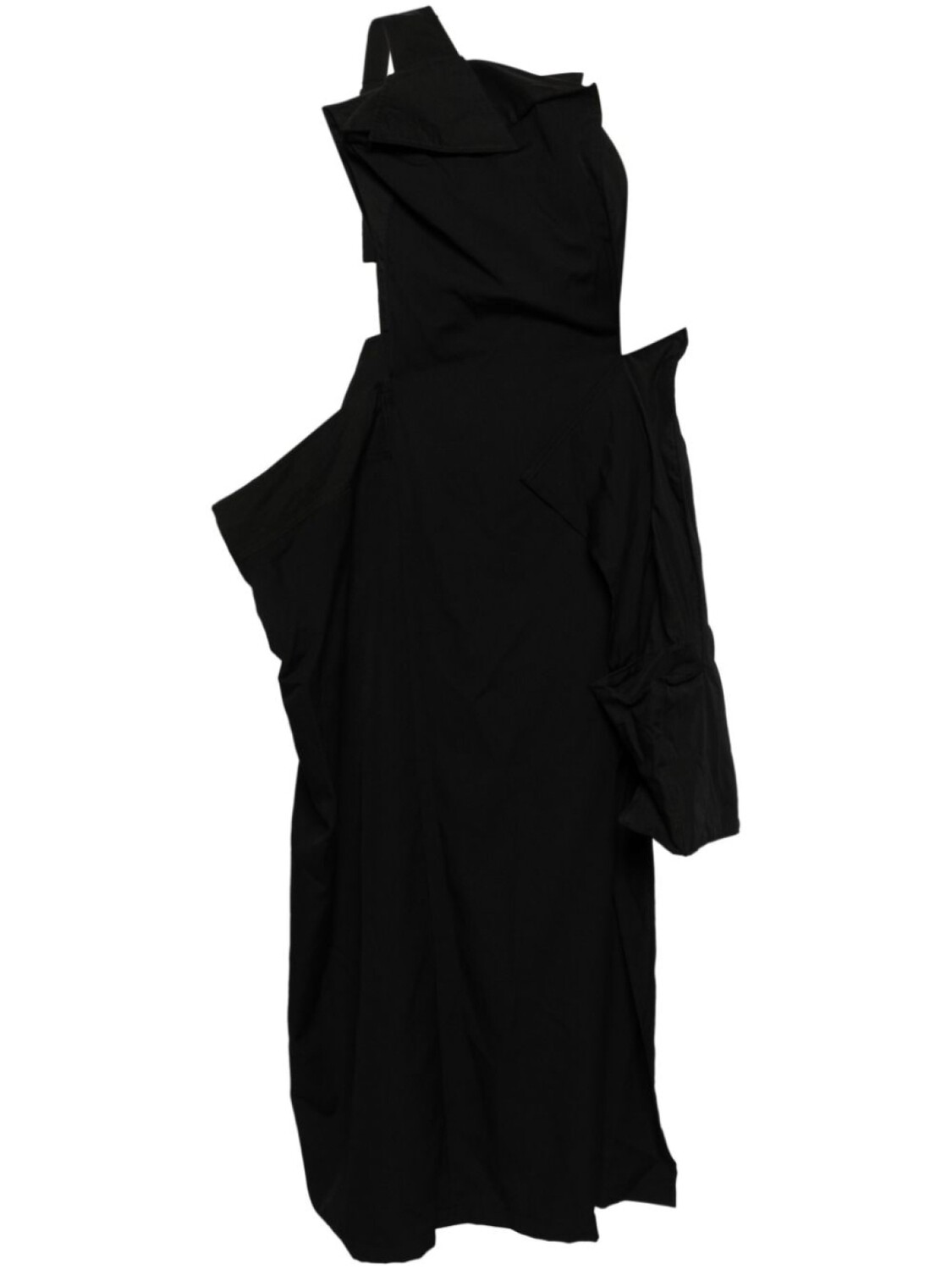 

Платье-футляр Yohji Yamamoto с подвязками, черный