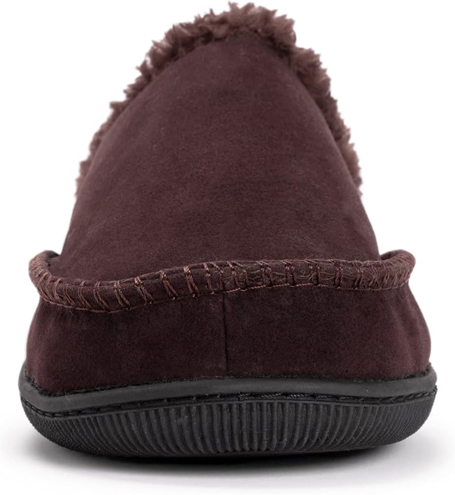Мужские сабо MUK LUKS из искусственной замши, коричневый — фото 3