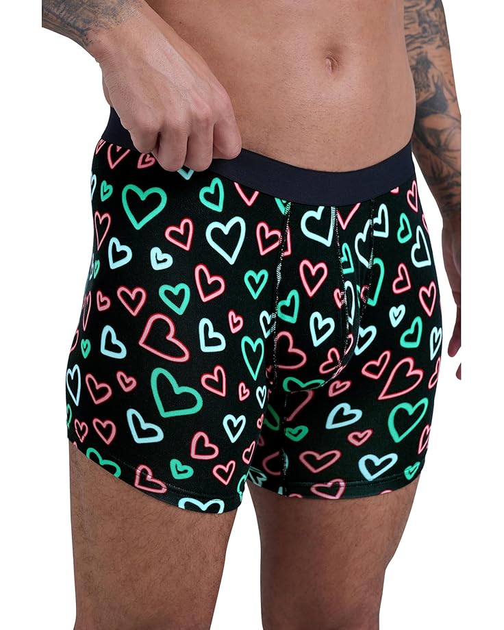 

Боксеры MeUndies Boxer Brief, цвет Electric Hearts