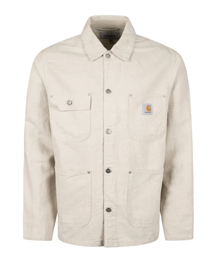 

Прочная хлопковая рабочая куртка Carhartt Wip, бежевый