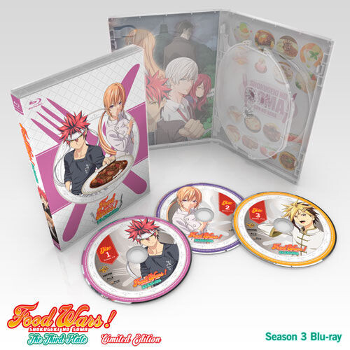 

Blu-Ray диск Food Wars! The Third Plate Premium Box Set Blu-ray/DVD