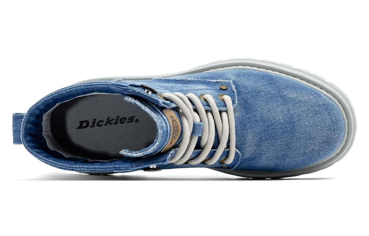 Мужские ботинки Dickies Martin Boot джинсовые с подкладкой из флиса, сине-голубой — фото 4