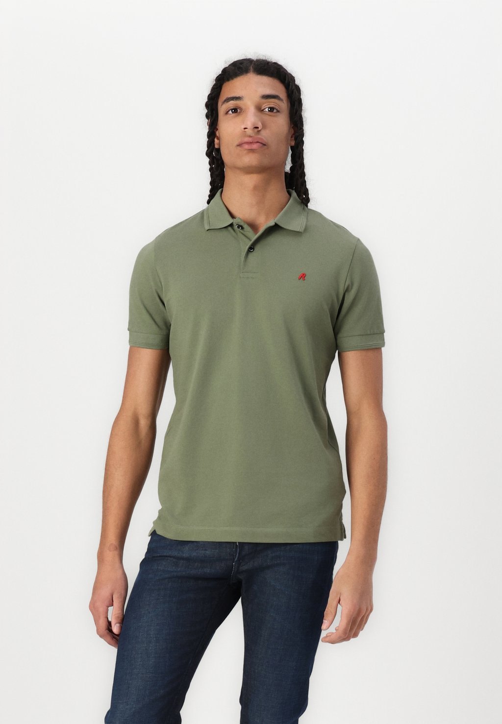 

Рубашка поло Replay, хаки