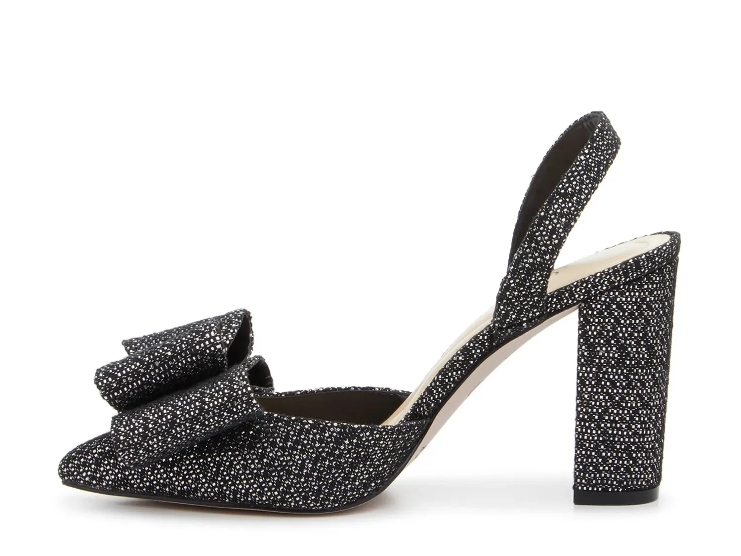 Туфли-лодочки Jessica Simpson Nekira 3 Pump, черный/серебристый металлик — фото 3