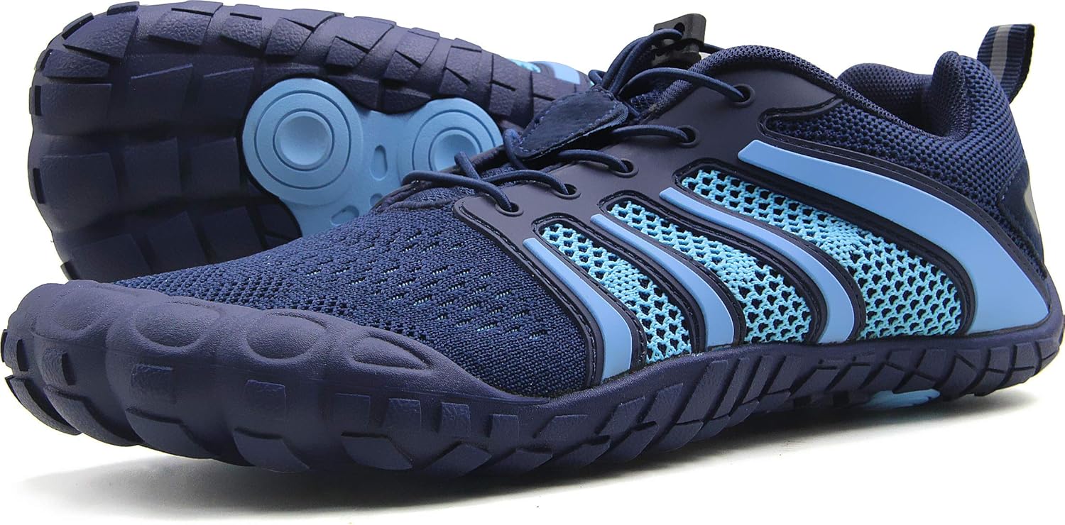 

Мужские обувь Oranginer - Широкий носок для большого пальца - Минималистичные кроссовки для кросс-тренинга для мужчин, синий