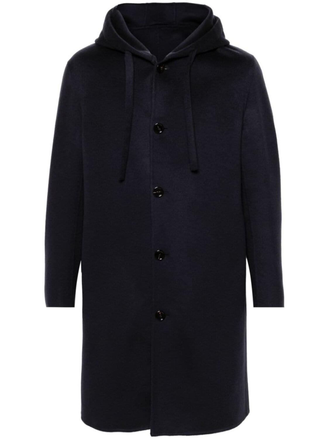 

Lardini шерстяное пальто с капюшоном, синий