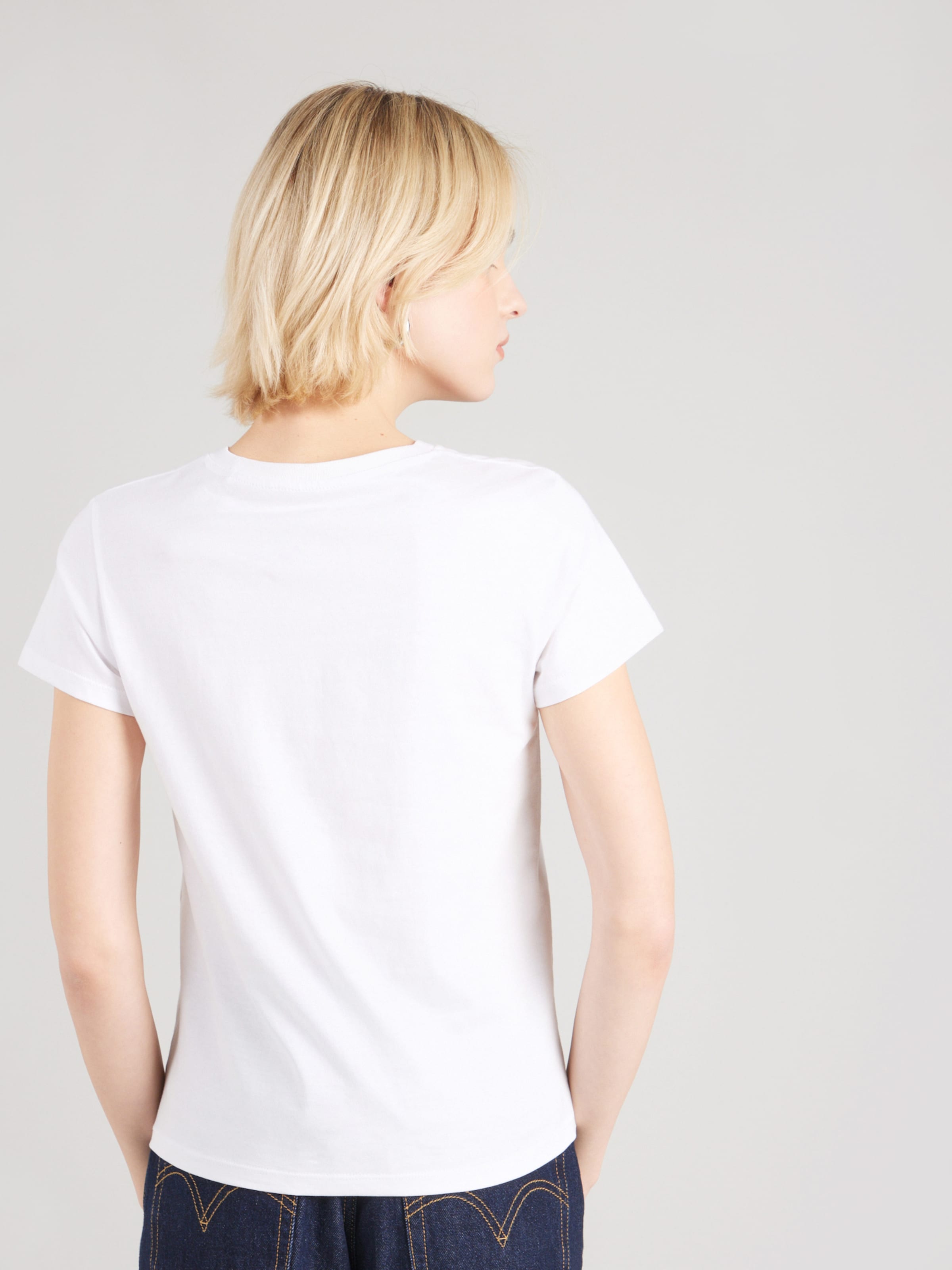 LEVI'S  Футболка 'Perfect Tee' в цвете White, Natural White — фото 4