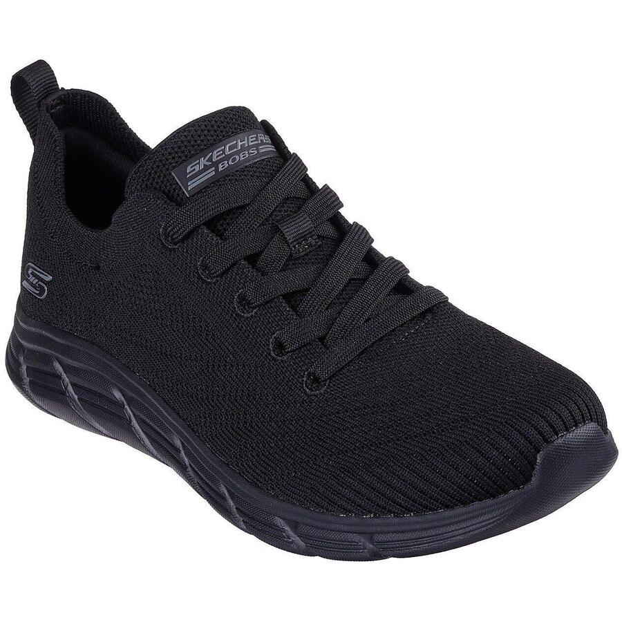 Кроссовки Skechers Bobs Bflex Lo-gracef, чёрные, женские — фото 3
