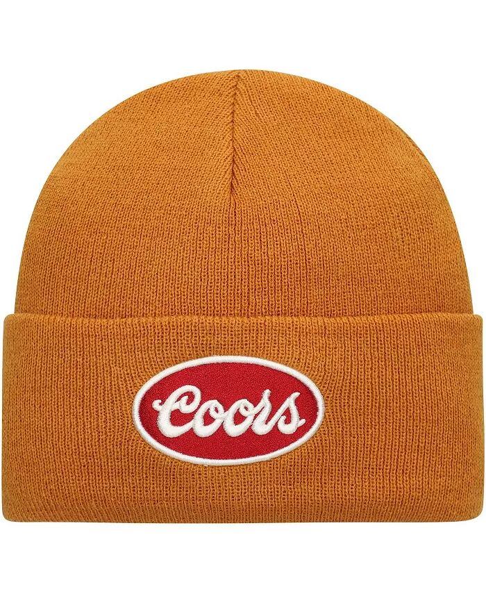 

Мужская коричневая вязаная шапка Coors с манжетами American Needle