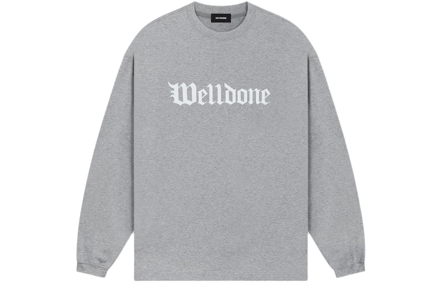 

Свитшот Unisex серый WE11DONE