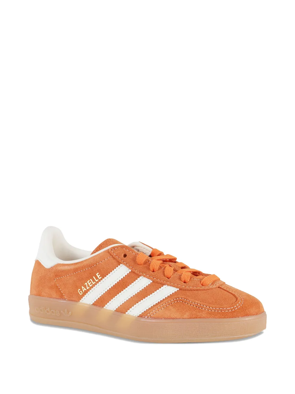 Замшевые кеды Gazelle Indoor adidas, оранжевый — фото 2