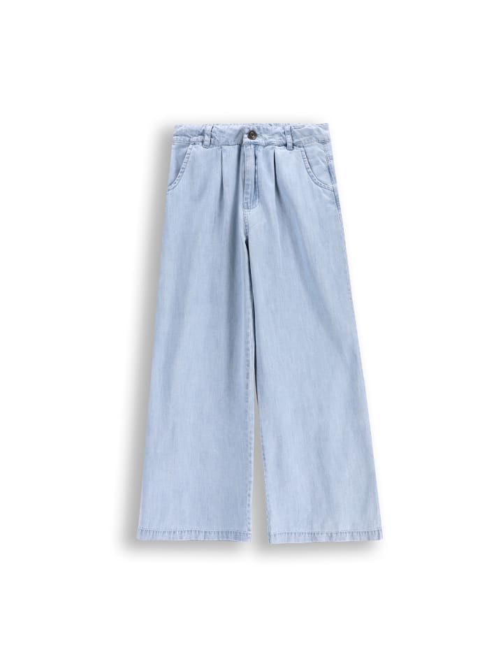 

Джинсы широкого кроя синего цвета Coccodrillo