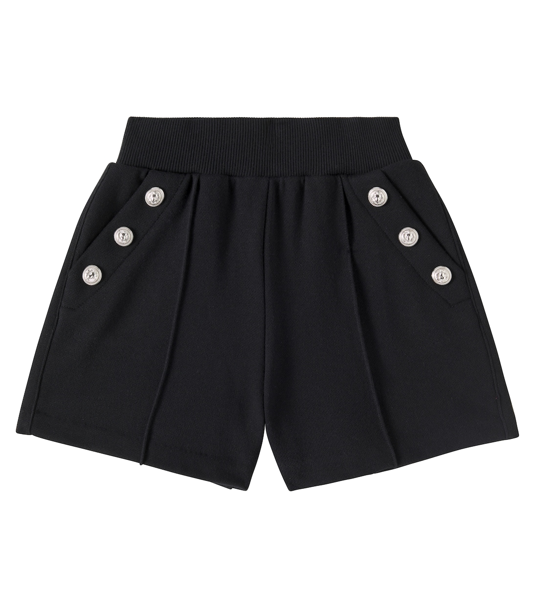 

Хлопковые шорты Balmain Kids, Black/Silver