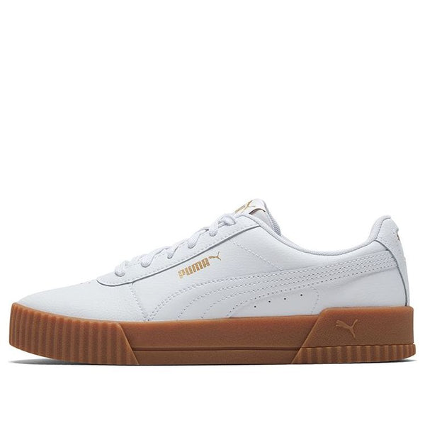 Кроссовки carina leather 'white gum' Puma, белый