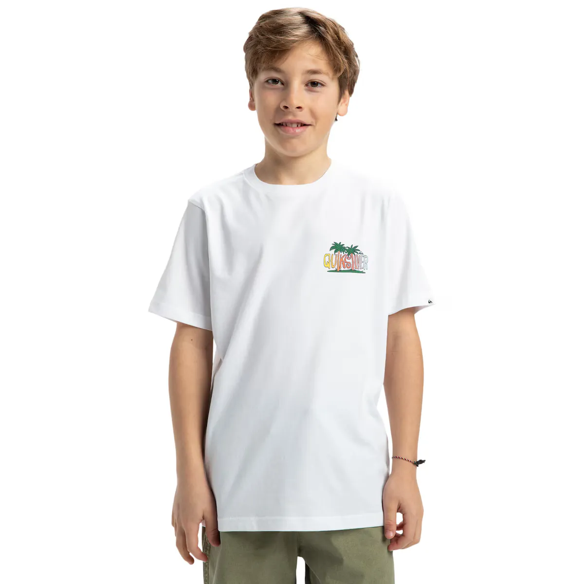 

Детская футболка Quiksilver Sunny Palms Ev, белый