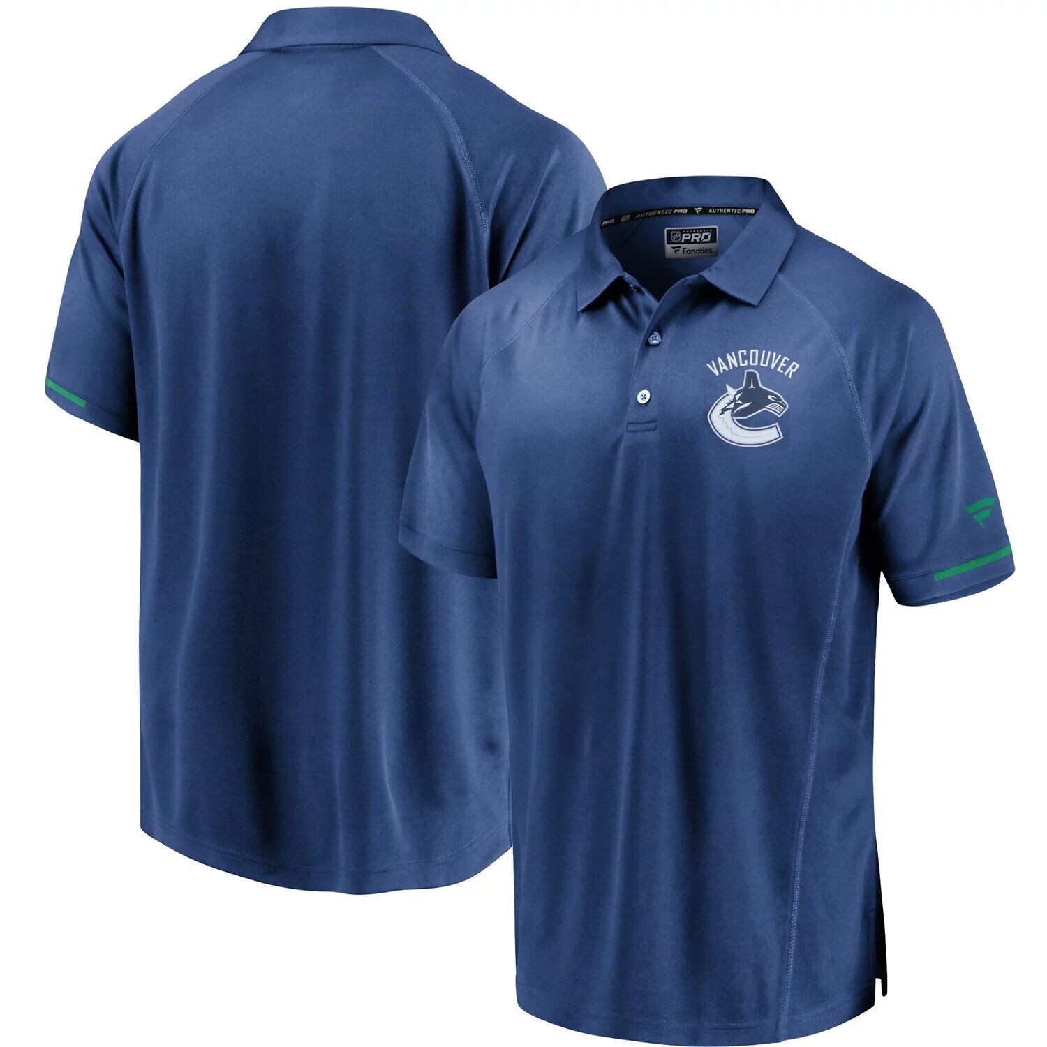 

Мужская футболка-поло с логотипом Fanatics синего цвета Vancouver Canucks Authentic Pro Rinkside, Синий, Мужская футболка-поло с логотипом Fanatics синего цвета Vancouver Canucks Authentic Pro Rinkside