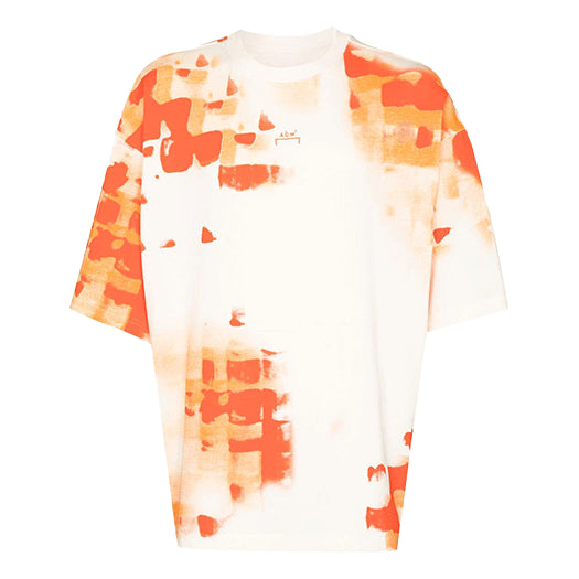 

Футболка brush stroke t-shirt 'rich orange' A-Cold-Wall*, оранжевый