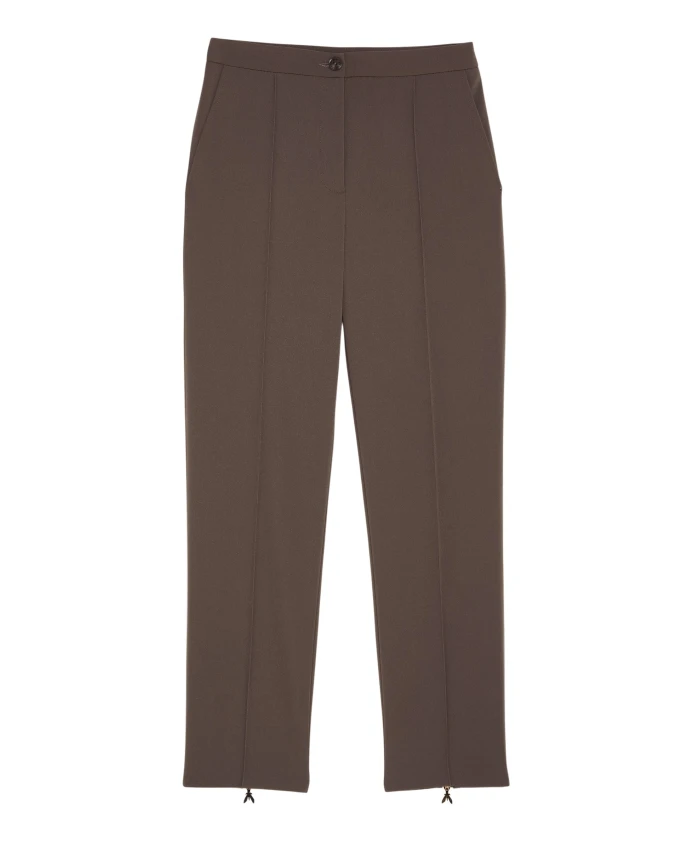 

Незаменимые узкие брюки Patrizia Pepe, коричневый