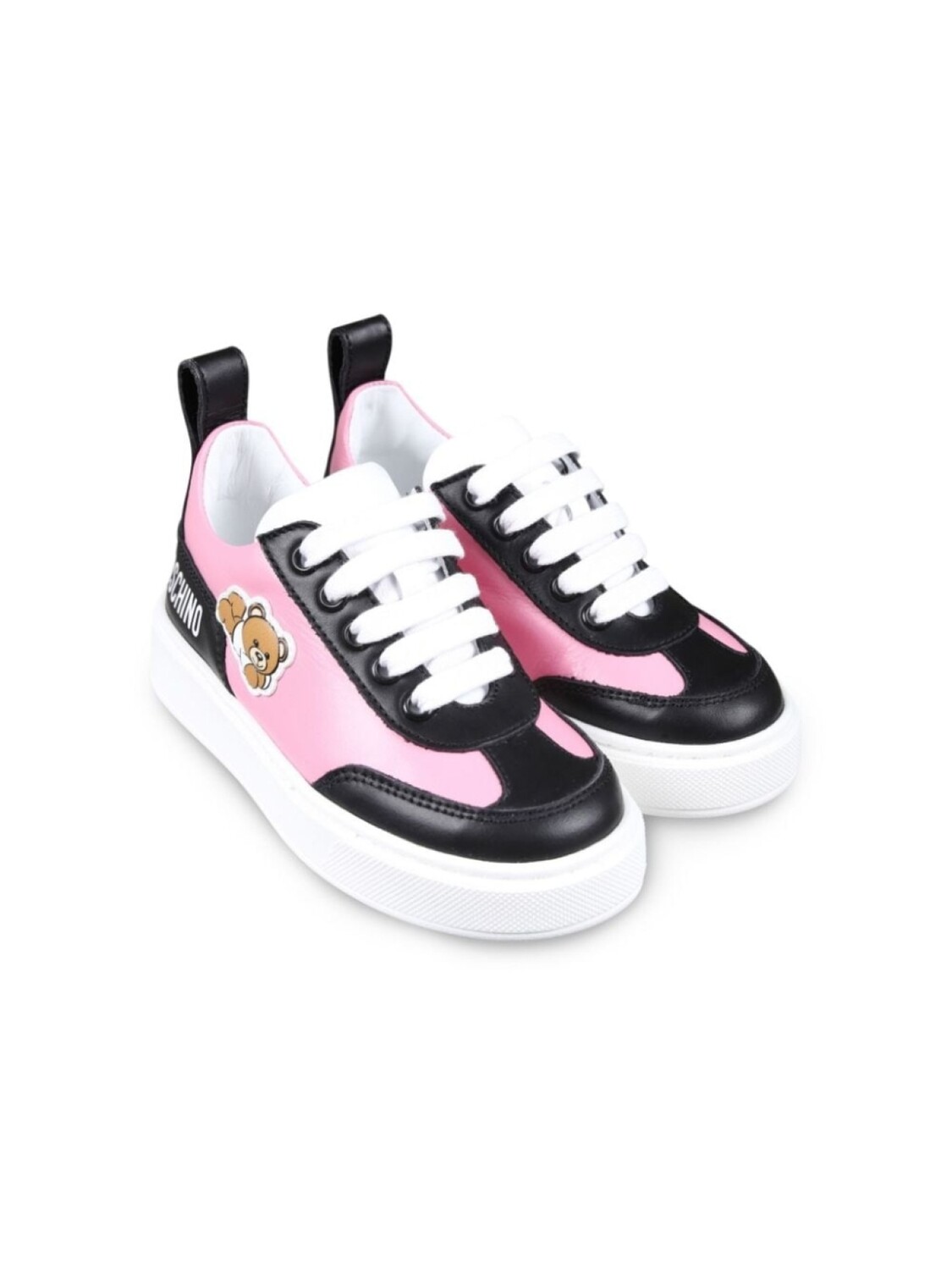 

Moschino Kids кроссовки с логотипом, розовый