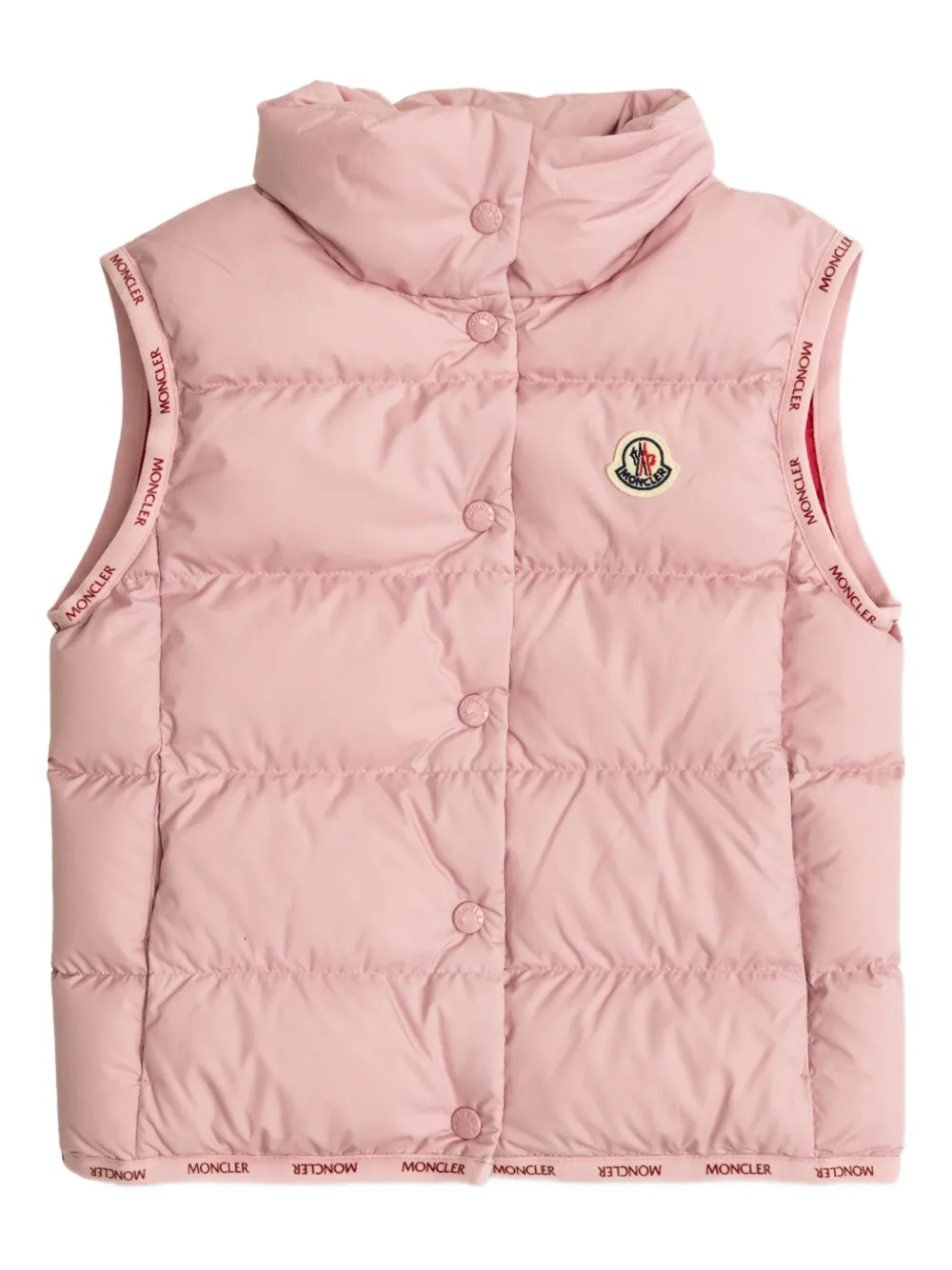 

Дутый жилет Badia Moncler Enfant, розовый