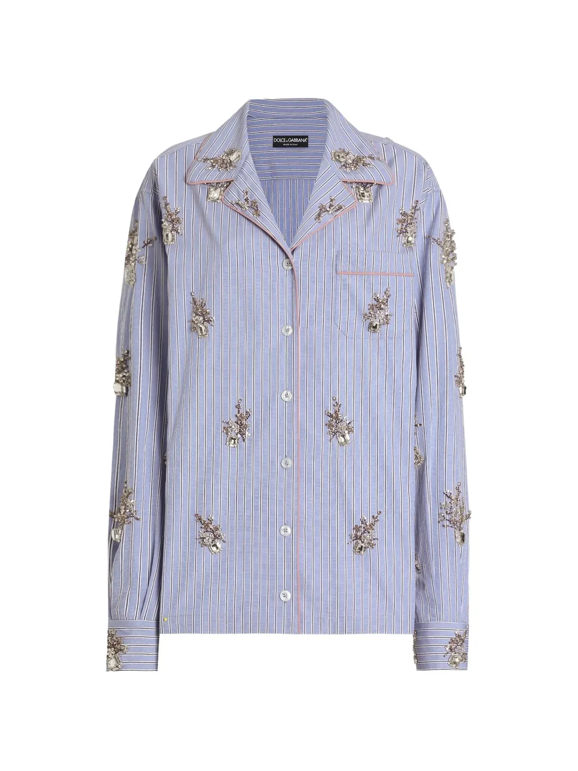 Рубашка с кристаллами Dolce & Gabbana