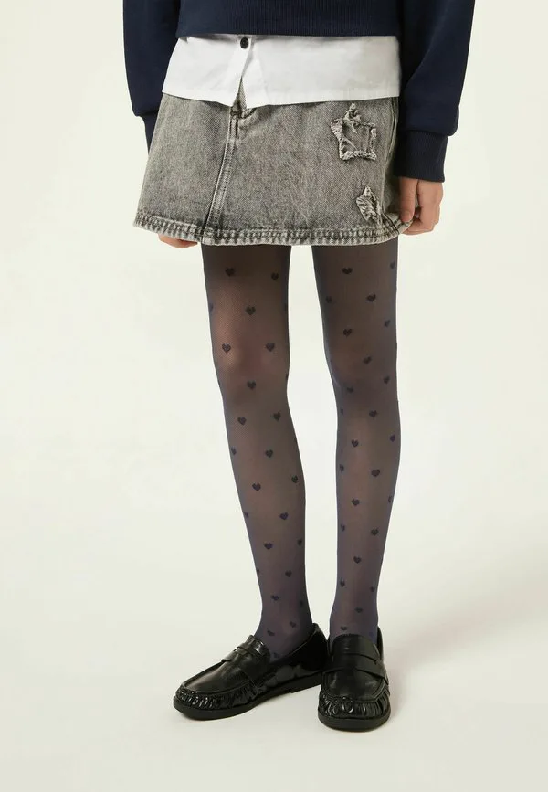 Прозрачные колготки с бантиками плотностью 30 ден. Calzedonia, Blue