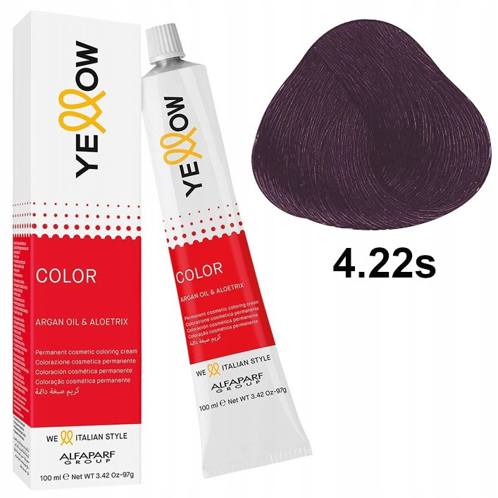 

Перманентный краситель Alfaparf YELLOW Color 4.22s 100 мл