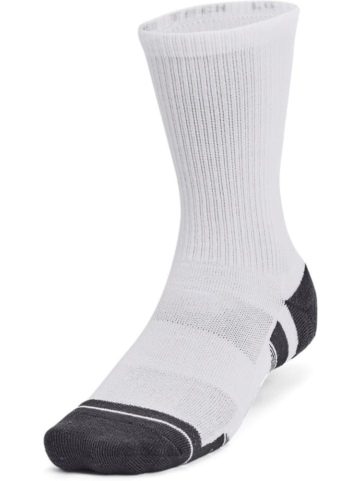 

Носки UA Performance Tech 3Pk Crew Under Armour, белый