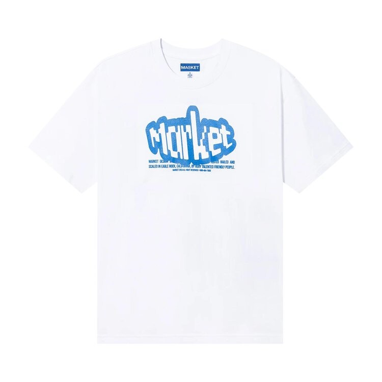 

Футболка Market Test Nail Scale T-Shirt, белый
