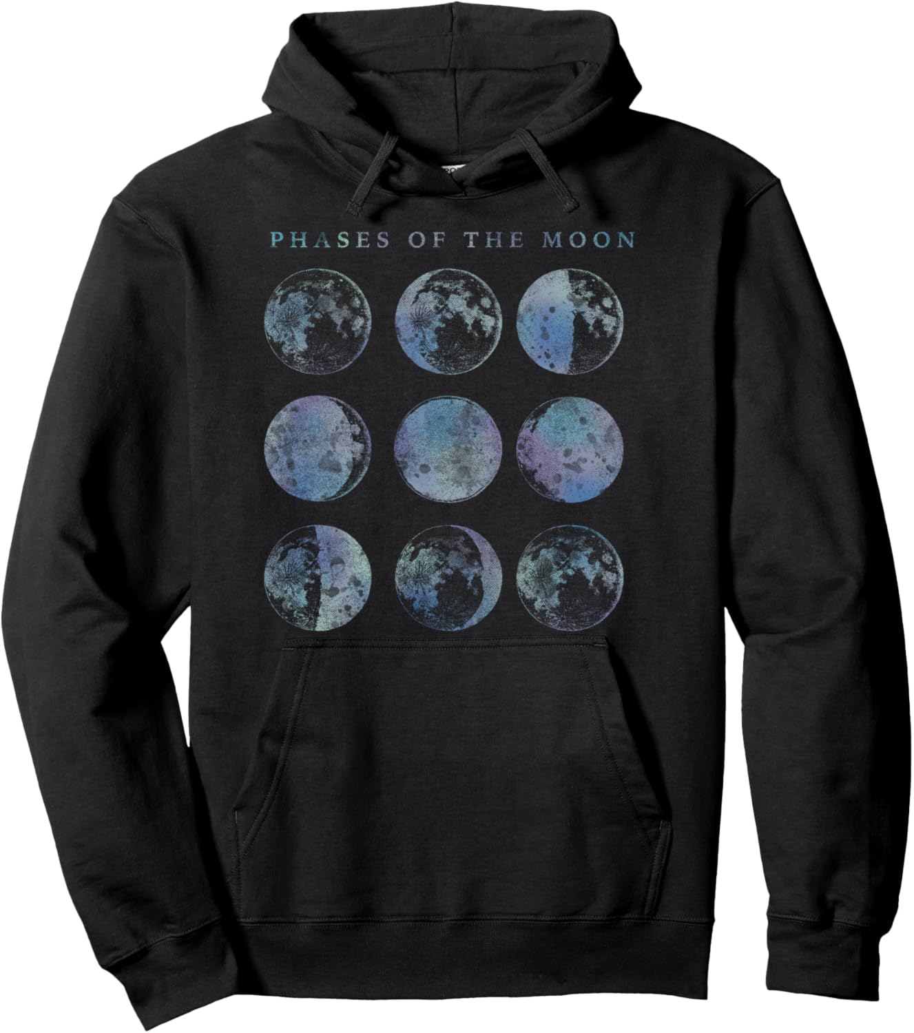 

Толстовка с капюшоном Phases Of The Moon Faded Moon Box Up, черная Trendy Apparel, Черный, Толстовка с капюшоном Phases Of The Moon Faded Moon Box Up, черная Trendy Apparel