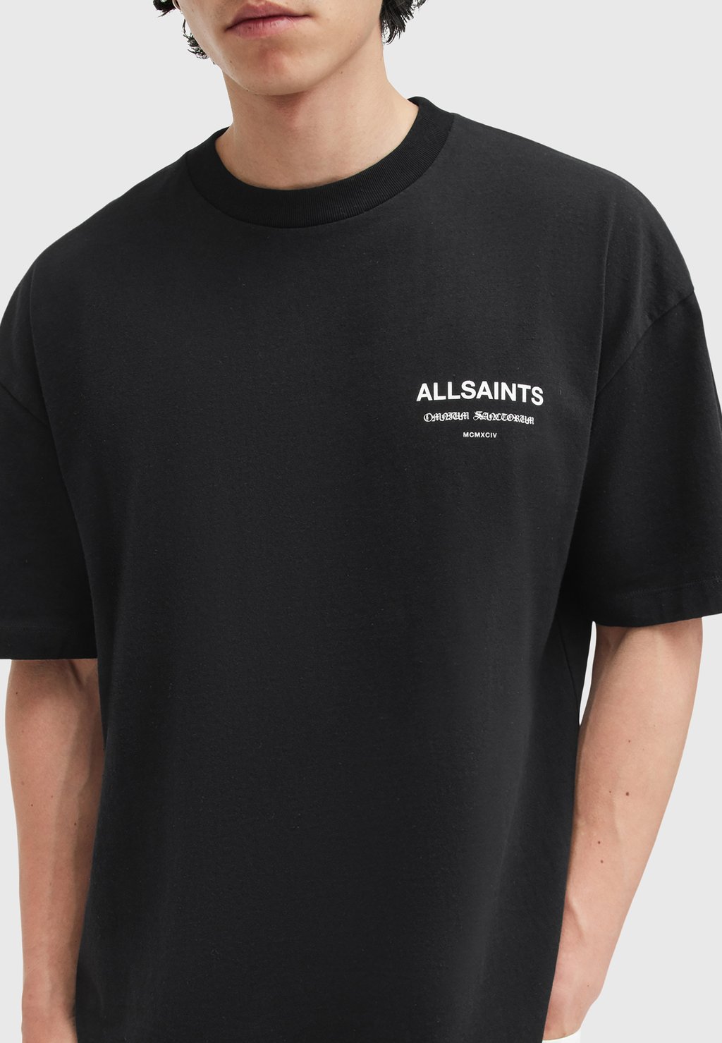 

Футболка с принтом SANCTUM CREW AllSaints, черный