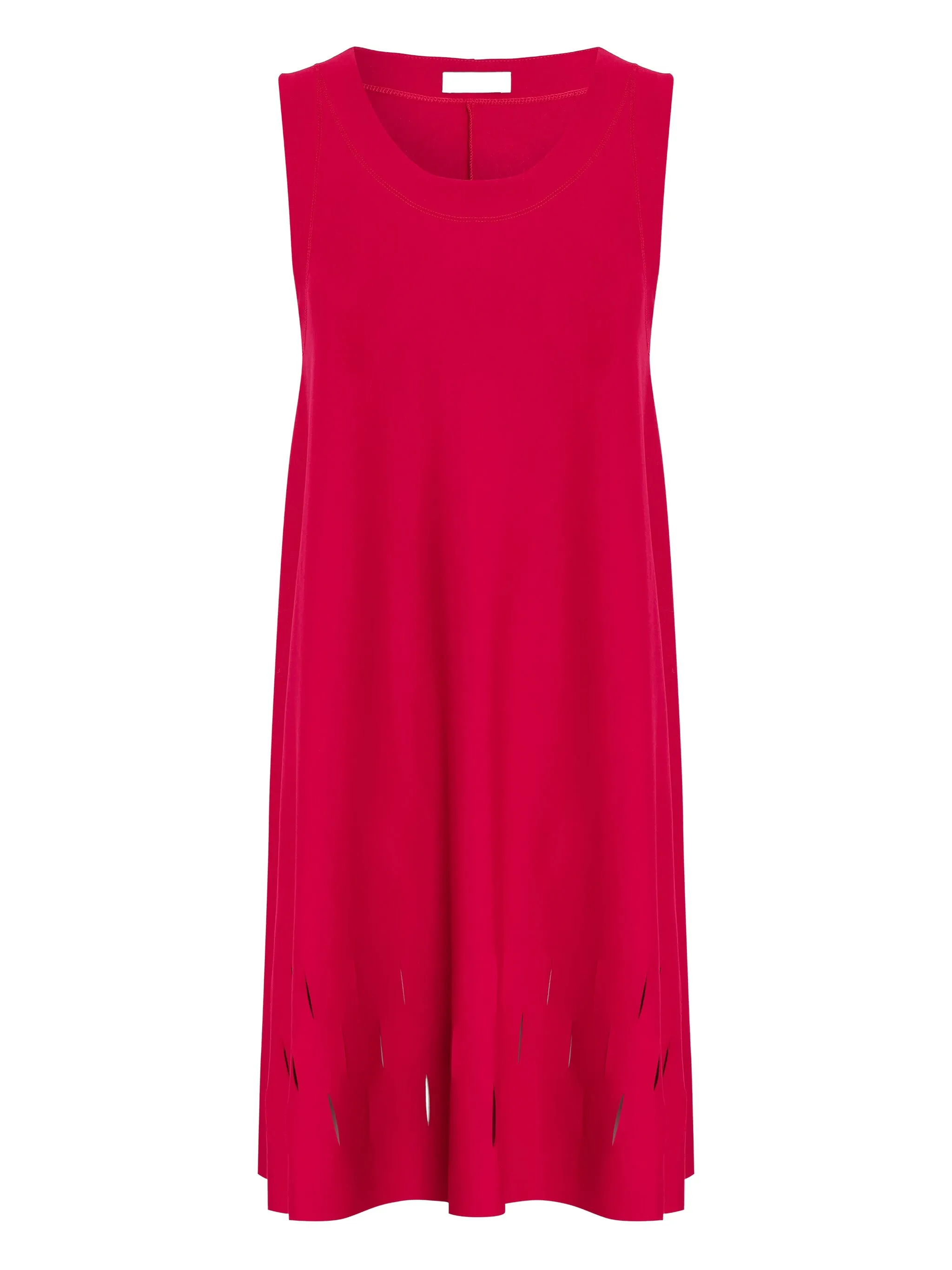 

Платье без рукавов с вырезам на подоле Gloria Coelho, красный